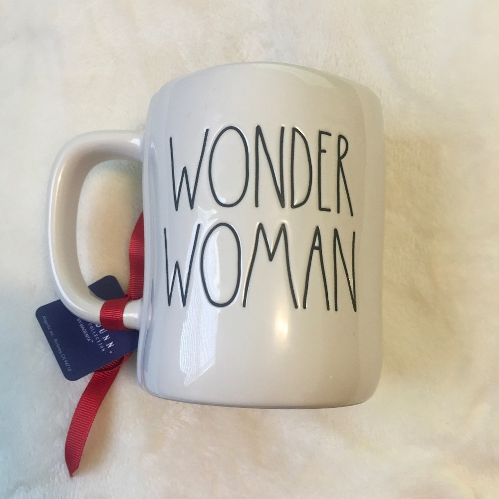 RAE DUNN WONDER WOMAN COFFEE MUG